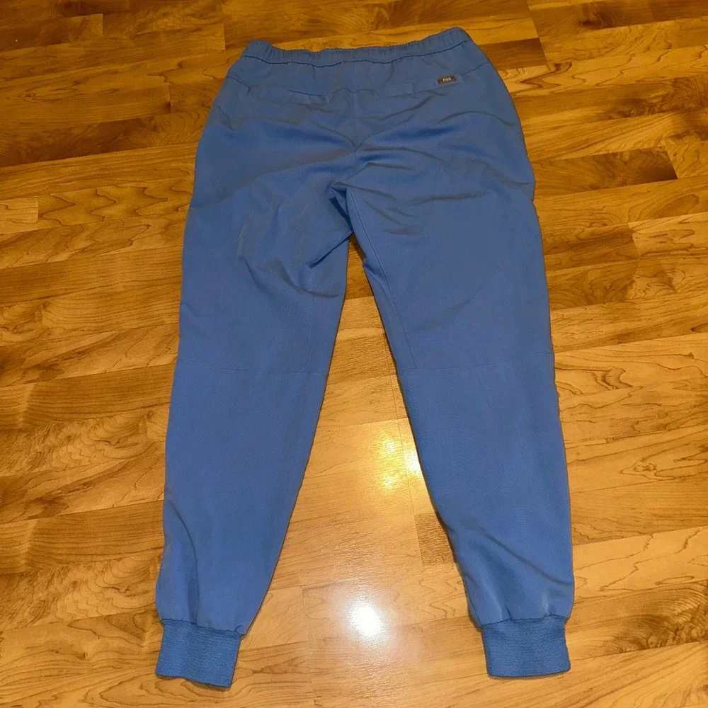 FIGS Mens Tansen Scrub Jogger‎ Pants Medium M Blue Drawstring